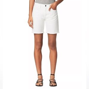 JOE’S White Lara Bermuda Shorts